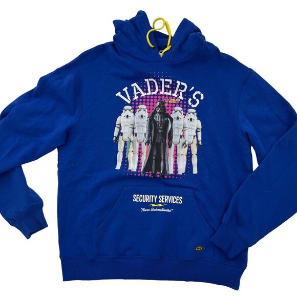 Disney Other - NWT - Star Wars Disney Vaders Security Services Hoodie Blue Medium